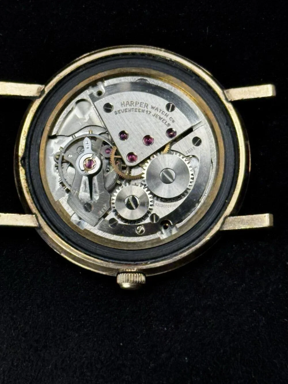 Longcrest 17 Jewel Swiss Incabloc Manual Wind 10K RGP Watch Parts